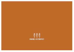 KARTE - FROHES OSTERFEST