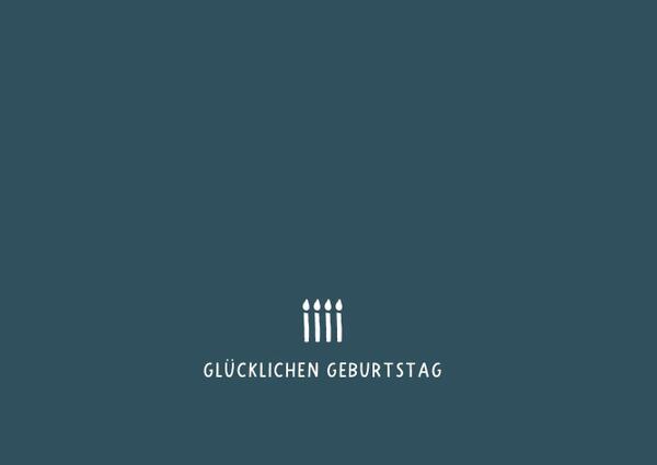 KARTE - GLÜCKLICHEN GEBURTSTAG